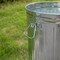 Gardenised 20 gal Round Outdoor Can, Silver, Galvanized Steel, 17.5 in QI004755 - alternate 6