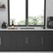 Wrightmaster 33 in. Drop-In Single Bowl 16-Gauge Gunmetal Stainless Steel Workstation Kitchen Sink w/Accessories ZOR-71302 - alternate 4