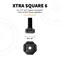 Snappad TRAILER JACK ACCESSORIES Rubber; Fits 6 Inch Square Jack Foot; Black; 8-1/2 Inch Diameter; Set Of 4 XTRSQSP4 - alternate 3
