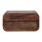 Homeroots 12" Chestnut Solid Wood One Drawer Floating Nightstand 653841 - alternate 4