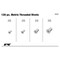 Performance Tool 120 pc. Metric Threaded Rivet Assortment, Steel Rivets, M3 M4 M5 M6 W5252 - alternate 2