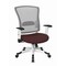 Space Seating Pulsar White Frame Managers Chair, Icon Burgundy 317W-W1C1F2W-227 - alternate 1