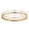 Homeroots Set of Two Gold Solid Wood Round Vanity Tray 574197 - alternate 4
