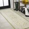 Jonathan Y Sinjuri Medallion Textured Weave Green/Cream 2 ft. x 10 ft. Indoor/Outdoor Runner Rug SMB101E-210 - alternate 1