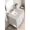 James Martin Vanities Breckenridge 30" Single Vanity, Bright White, w/ 3 CM Siberian Silestone Top 330-V30-BW-3SFR - alternate 4