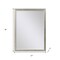 Homeroots 39" Gold Accent Mirror 632752 - alternate 3