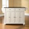 Crosley Alexandria Granite Top Full Size Kitchen Island/Cart KF30004AWH - alternate 5
