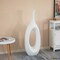 Uniquewise 44-Inch Frosted White Fiberglass Tall Floor Vase - Decorative Vase for Modern Home Decor QI004677.L - alternate 6