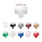 Smarty Had A Party 54 x 108 White Rectangular Disposable Plastic Tablecloths 96 Tablecloths, 96PK 813270-WH-CASE - alternate 3
