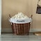 Wickerwise Handwoven Laundry Basket with Liner & Handles - Boho Decorative Storage Hamper for Clothes QI003106.BN.NEW - alternate 6