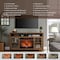 Edendirect 55 in. Freestanding Electric Fireplace  Inserts Heater in Brown ZR-W1769132634 - alternate 4