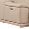 Homeroots Beige Leather Power Reclining L Shaped Six Piece Corner Sectional With Console 643959 - alternate 3