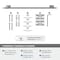 Amerock Esquire Polished Nickel/Gunmetal Contemporary 24 in 610 mm Towel Bar BH26615PNGM - alternate 2