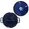 Megachef 5 Quarts Round Enameled Cast Iron Casserole with Lid in Gradient Dark Blue 750124651M - alternate 3