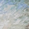Homeroots 8' Denim Blue Taupe And Ivory Round Abstract Washable Indoor Outdoor Area Rug 617349 - alternate 3