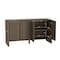 Manhattan Comfort Linda 60in Sideboard in Walnut Brown SB008-BR - alternate 6