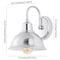 Jonathan Y Frisco 8" 1-Light Farmhouse Industrial Iron LED Vanity, Chrome JYL7481A - alternate 3