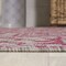 Jonathan Y Estrella Bohemian Medallion Textured Weave Light Gray/Fuchsia 3 ft. x 5 ft. Indoor/Outdoor Area Rug SMB105F-3 - alternate 4