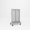 Pucel Optional steel louver panel to be bolted on PBSC-36 Portable Bin & Shelf Cart. Louvered Panel Each Side - alternate 1