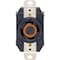 Leviton 30A 125V/250V Black Industrial Grade L14-30R Locking Outlet Receptacle 065-2710 - alternate 2