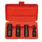 Sunex 1/2 in Drive Sae & Metric 6 Point Flip Thin Wall 4-Piece Impact Socket Set 2724 - alternate 1