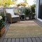 Homeroots 5' X 8' Tan And Beige Abstract Washable Indoor Outdoor Area Rug 618155 - alternate 4
