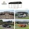 Arrow 10 x 15 x 7 ft Charcoal Carport CPHC101507 - alternate 6
