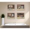 Homeroots Set Of Four Bathroom COLLECTION I 1 Brown Framed Print Bathroom Wall Art, 4PK 405619 - alternate 2
