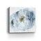 Homeroots 30" x 30" Watercolor Abstract Gray Blue Flower II Canvas Wall Art 398918 - alternate 2