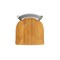 Holland Bar Stool Co 810 Contessa Stainless Steel 36in Swivel Bar Stool with Medium Oak Seat 81036SSMedOak - alternate 3