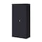 Hirsh Storage Cabinet, 72 in H, 36 in W, 18 in D, Recessed Twist, Keyed, Black, 4 Shelves 22005 - alternate 6