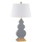 Jonathan Y Carter 29" Ceramic/Resin LED Table Lamp, Grey/Gold JYL3018B - alternate 7