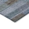 Homeroots 9' X 12' Blue Denim Blue And Brown Striped Washable Indoor Outdoor Area Rug 615480 - alternate 4