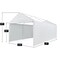 King Canopy 10ftx27ft Canopy Enclosure Sidewall Kit w/ Flaps, 50 Ball Bungees, White SWK1027WF-2 - alternate 3