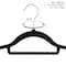 Elama Home 50 Piece Plastic Non Slip Hanger in Black and Gray ELH-006-BKGR - alternate 5