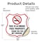 Signmission No Smoking Shield Sign This Is A Smoke F, 12 Inch X 12 Inch, Vinyl Decal SHI-D-12-402 - alternate 2