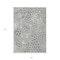 Homeroots 5' X 8' Gray And Ivory Geometric Washable Indoor Outdoor Area Rug 595074 - alternate 6