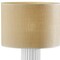 Homeroots 29" White Ceramic Cylinder Table Lamp With Beige Drum Shade 524628 - alternate 5