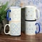 Mr. Coffee Parkmill 17oz 4 Piece Stoneware Coffee Mug Set in Assorted Designs 136618.01 - alternate 5