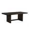 Homeroots 80" Walnut Wood Trestle Base Dining Table 631274 - alternate 3