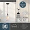 Vaxcel Milano LED Compatible Matte Black Transitional Mini Pendant Ceiling Light Multi Color Art Glass P0409 - alternate 6