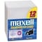 Maxell CD/DVD Hard Plastic Jewel Case, 10mm Clear, 12PK 190069od - alternate 1