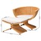 Bali & Pari Reya Natural Rattan Chair and Ottoman Set 263-14321-14322-ZORO - alternate 3