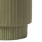 Leisuremod Eden 14 in Round Stone Side Table, Weatherproof Pedestal Base, Fully Assembled EST14OG - alternate 4