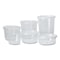 Fabri-Kal Microwavable Deli Containers, 24 oz, 4.6 Diameter x 4.1 h, Clear, Plastic, 500PK PK24TC - alternate 2