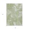 Homeroots 8' X 10' Artichoke Green Fern Green And Ivory Abstract Washable Indoor Outdoor Area Rug 587461 - alternate 4