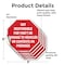 Signmission Not Responsible for Theft or Damage, 6 inch X 6 inch, Vinyl Decal, 5PK OC-D-5PACK-6-106 - alternate 2