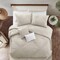 Homeroots Beige Queen Polyester 180 Thread Count Washable Down Comforter Set 528970 - alternate 3