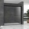 Fab Glass And Mirror Bypass Sliding Tub Shower Door Sorrento Economy Series Adjustable 56in-60in Width 58in Height - Se SHSO60X58MB - alternate 1