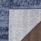 Homeroots 5' Denim Blue And Navy Blue Square Abstract Indoor Outdoor Area Rug 545953 - alternate 3